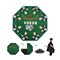 Felt Folding Portable Poker Table Top with Cup Holders and Chip Trays